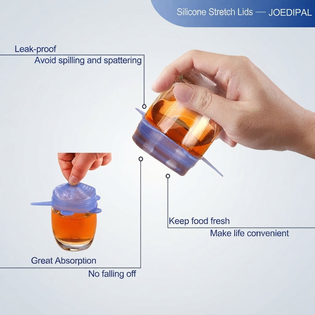 Reusable Silicone Stretch Lids
