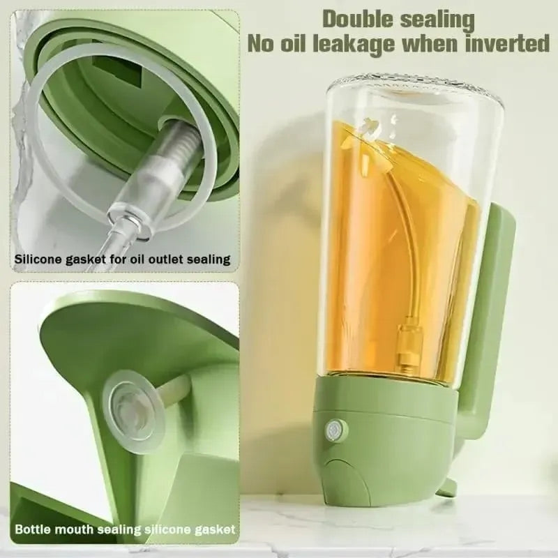 Smart 2-in-1 Kitchen Oil Dispenser – Precision Spray & Non-Drip Pour