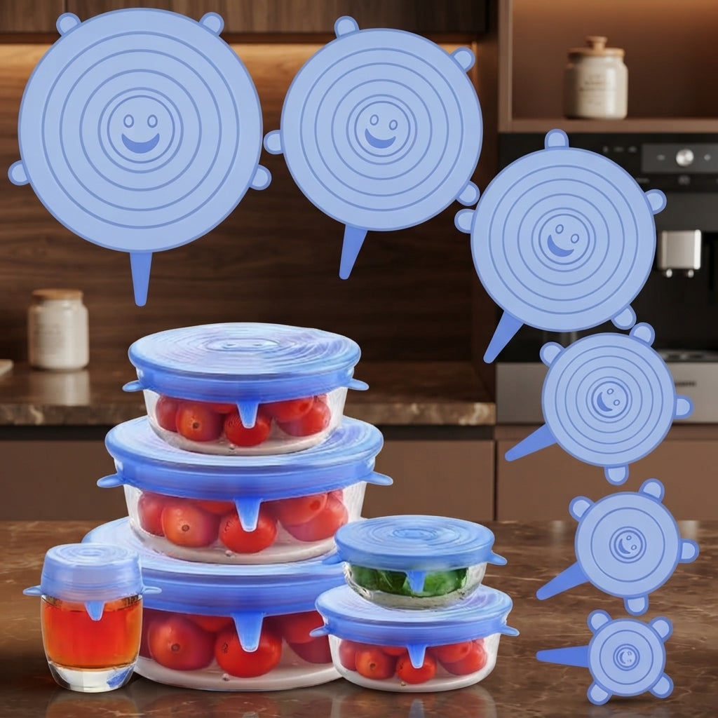 Reusable Silicone Stretch Lids