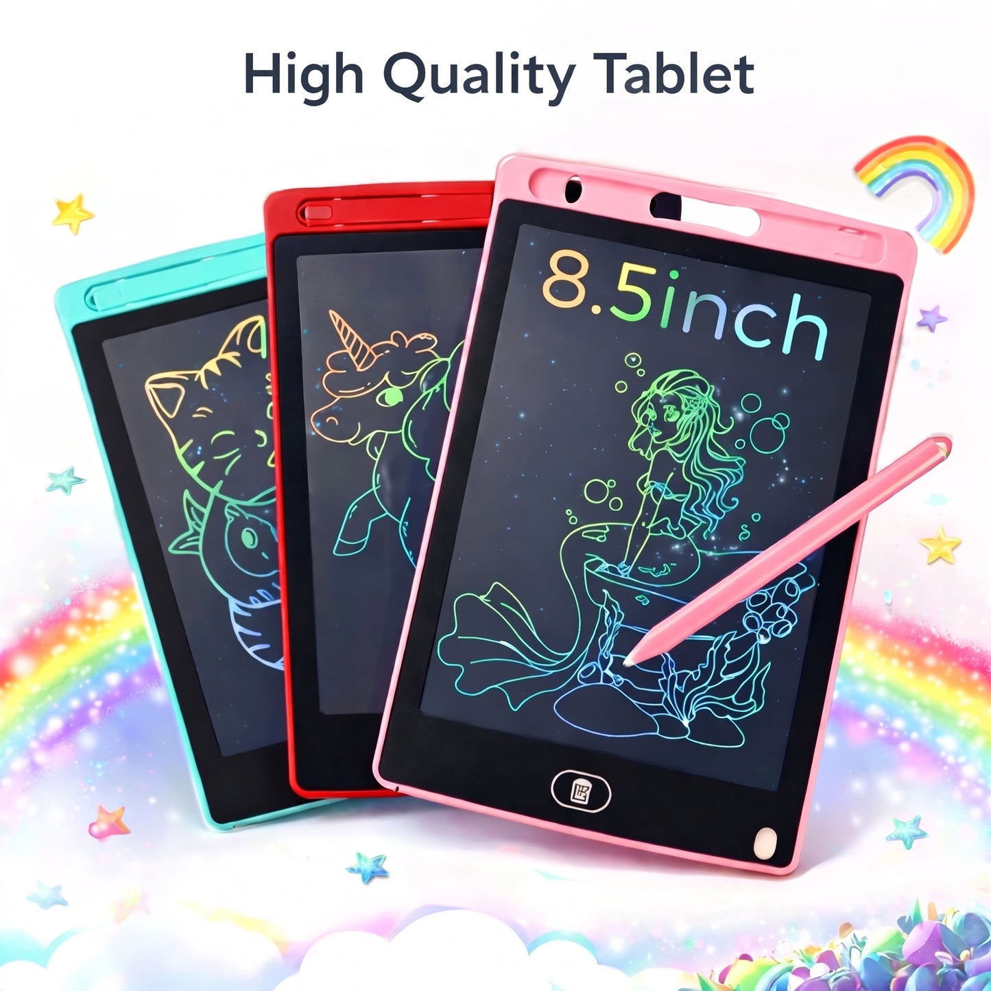 Multicolor LCD Writing Tablet (8.5" / 10" / 12")