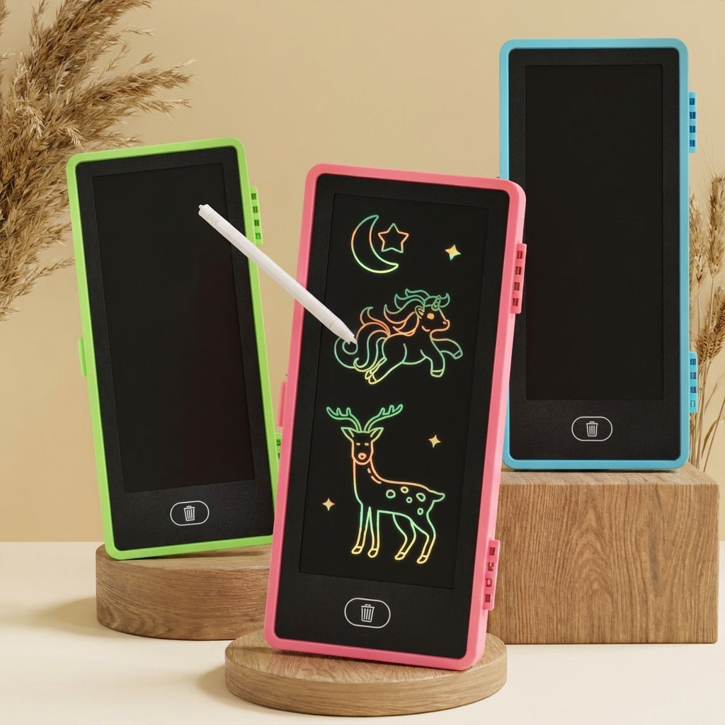 2-in-1 Kids' LCD Magic Writing Pad & Pencil Case