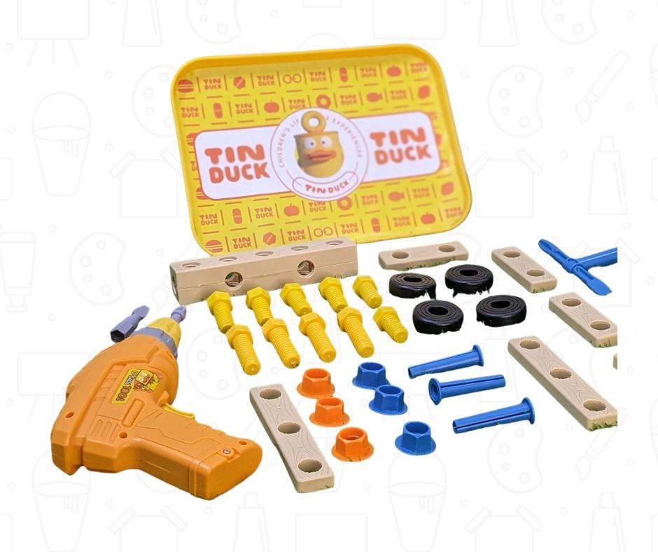 Kids' Electric Drill & Build Creative Construction Set