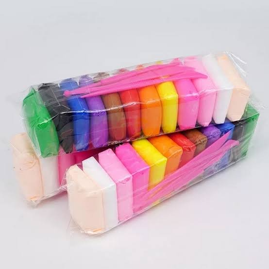 12-Color Air Dry Foam Clay Set with Sculpting Tools