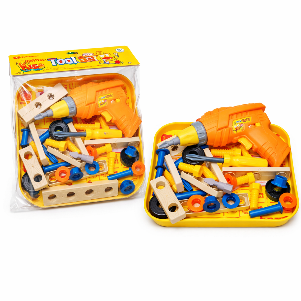 Kids' Electric Drill & Build Creative Construction Set