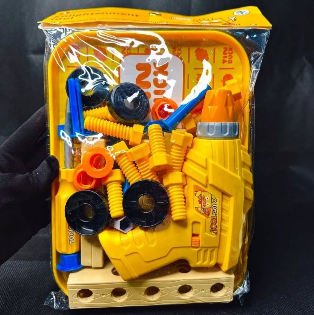 Kids' Electric Drill & Build Creative Construction Set